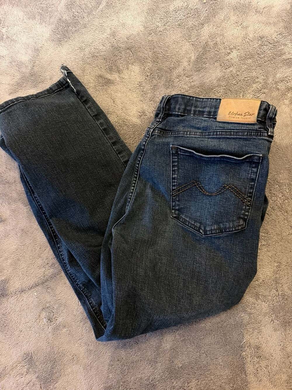Urban Star Jeans Size 40x30 Dark Wash Stretch Denim - Picture 1 of 7